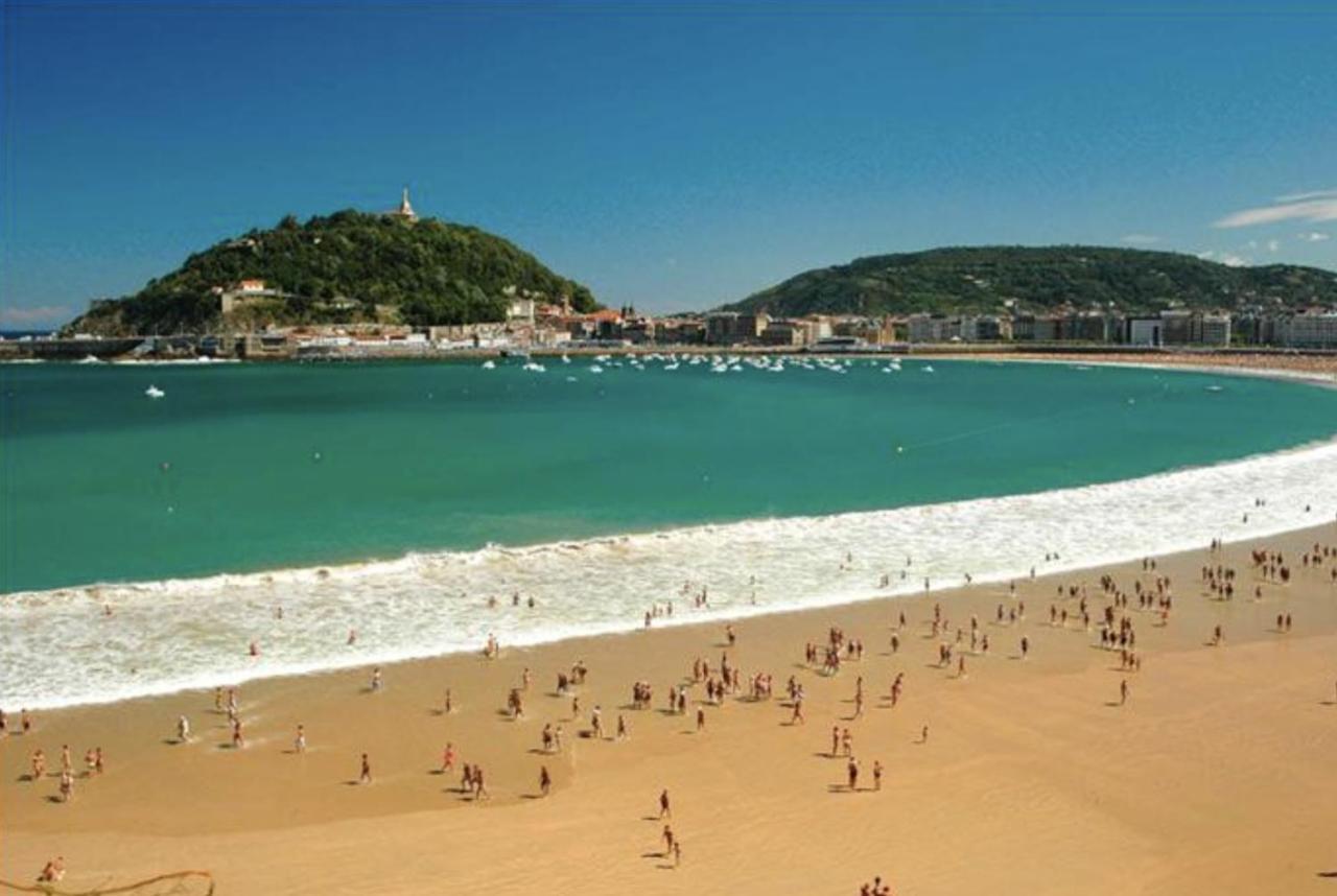 Paradise Luxurious Flat, Free Parking, 3 Double Rooms, Terrace, Jacuzzi, Fully Renovated San Sebastián Exterior foto